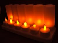 CAN-R12A  Rechargeable LED Candle Lights (12PCS SET)