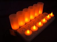 Sell CAN-R12A  Rechargeable LED Candle Light(12PCS SET)