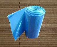 Sell LDPE star seal garbage bag, with a pp string, blue color,