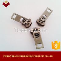 Custom metal logo for zipper, slider body and puller