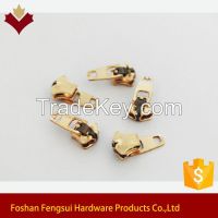 4YG copper plating metal zipper slider head