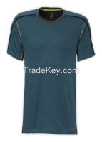 mens workout dri fit sports t-shirt with side slits