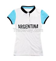 colorful sport wear unisex custom polo shirt china manufacture