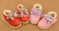 HOT Baby Girl Boy Shoes Anti-Slip Toddler Soft Sole Winter shoes