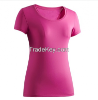 Women t shirt plain t shirt bodybuilding t shirt