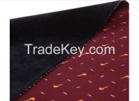 Wholesale plain polyester warm shirt fabric bonded composite fabric for thick cloth