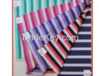 Feeder stripe jersey fabric