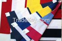 factory stripe polo pique knitted fabric