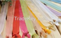 fashion colorful printed nylon zipper , tent zipper