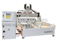 4 Axis 8 Heads 3D Sculpture CNC Router Machine 4A2030K-8