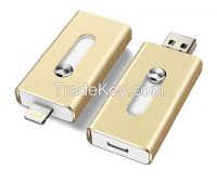 Professional OTG USB Flash Drive Card reader 8GB/16GB/32GB/64GB for iPhone 5/6/6S and iPad series
