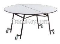 Movable banquet table Restaurant folding round table for used (JT 8389)