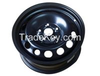 Hanvos factory manufactured powder coated steel wheels with shining colors