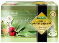 Olive Leaf Tea Herbal Antibacterial, Antifungal, and Antiviral Tea Bags