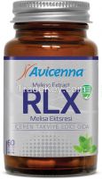 RLX Natural Relax Vegetable Capsule Melissa Leaf Extract / Hops Flower / Valerian Root / May Daisy Flower