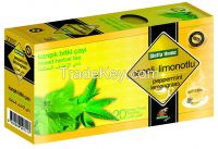 Peppermint Tea Tea box Pepper Mint and LemonGrass Natural Herbal Tea Bags