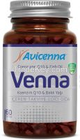 Venna Coenzyme Q10 Anti Aging Softgel with Fish Oil Dietary Supplement