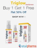 Triglow Sunscreen Lotion SPF 30 50ml (Buy 1 Get 1)