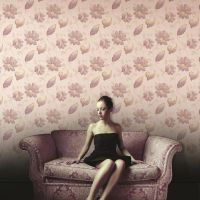 Heavy Emboosed Vinyl Wallpaper for Project, Upholstery Wallpaper