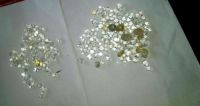 White Rough Uncut Diamonds, Ready to be moved instantly...