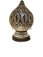 Quality Brass Moroccan Table Lamp