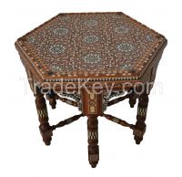 Arabian Mother of Pearl Inlaid Coffee Side Table