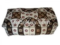 Moroccan Leather Bench Pouf