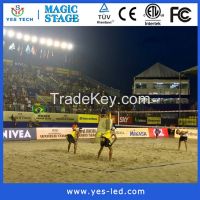 Brazil Volleyball match stadium advertising led pantallas p6 outdoor