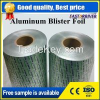 0.025mm printed Blister Aluminum Foil (PTP Alu Foil) for paharceutical packing