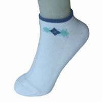 Sell Colorized Stripe Terry Boat Socks