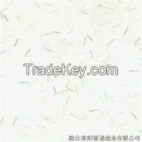 Fiber paper, color visible fiber paper, invisible fluorescent fiber, invisible fluorescent point fiber