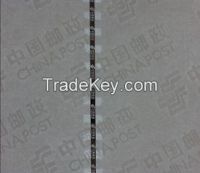 security paper with window thread, security paper with fully buried thread, security wire paper