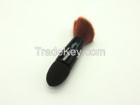 Double-end conclealer puff & buffing brush