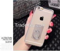 Sell Ring Bracket Diamond Metal Luxury Phone case for iPhone