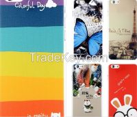 Coloured drawing phone case for iPhone