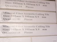 Sell Acoustic Mineral Fiber Ceiling Tile