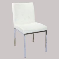 High backrest PU seat dining chair