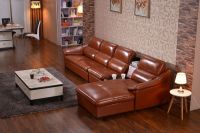 Italy design cow leather sofa set