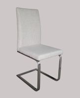 Fashion design metal frame fabric seat dining chair KG1008