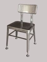 Metal dining chair side chair