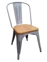 Metal dining chair side chair