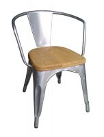 Metal dining chair side chair