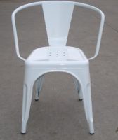 Metal dining chair side chair