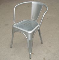 Metal dining chair side chair