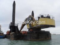 [DRG022] Non self-propelled backhoe dredger