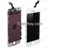 3 in 1 (New High Quality LCD + Touch Pad + LCD Frame) Complete LCD Screen Digitizer Assembly for iPhone 5 (White)