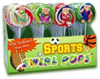 sweet swirl pops with icying candy,confectionery