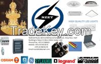 light fixtures, switches and sockets, cables, cablemanagementsystem