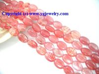 Sell Cherry quartz, semi-preicous stone, gemstoen, jewelry beads