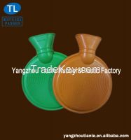 Round Shape Natural Rubber Hot Water Bottle